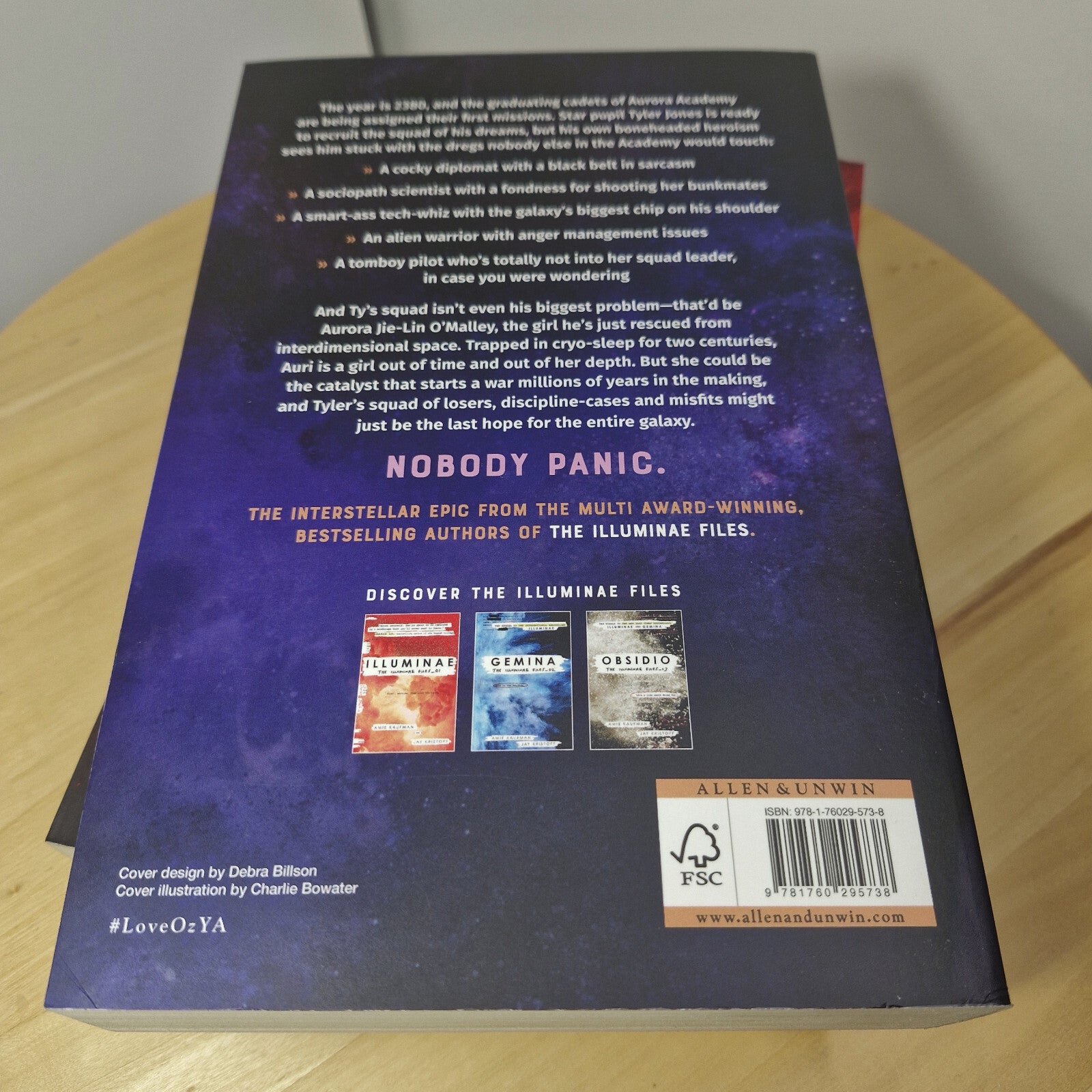 Sci-fi/fantasy: Aurora Cycle books 1 & 2 by Kaufman & Kristoff - large paperb...