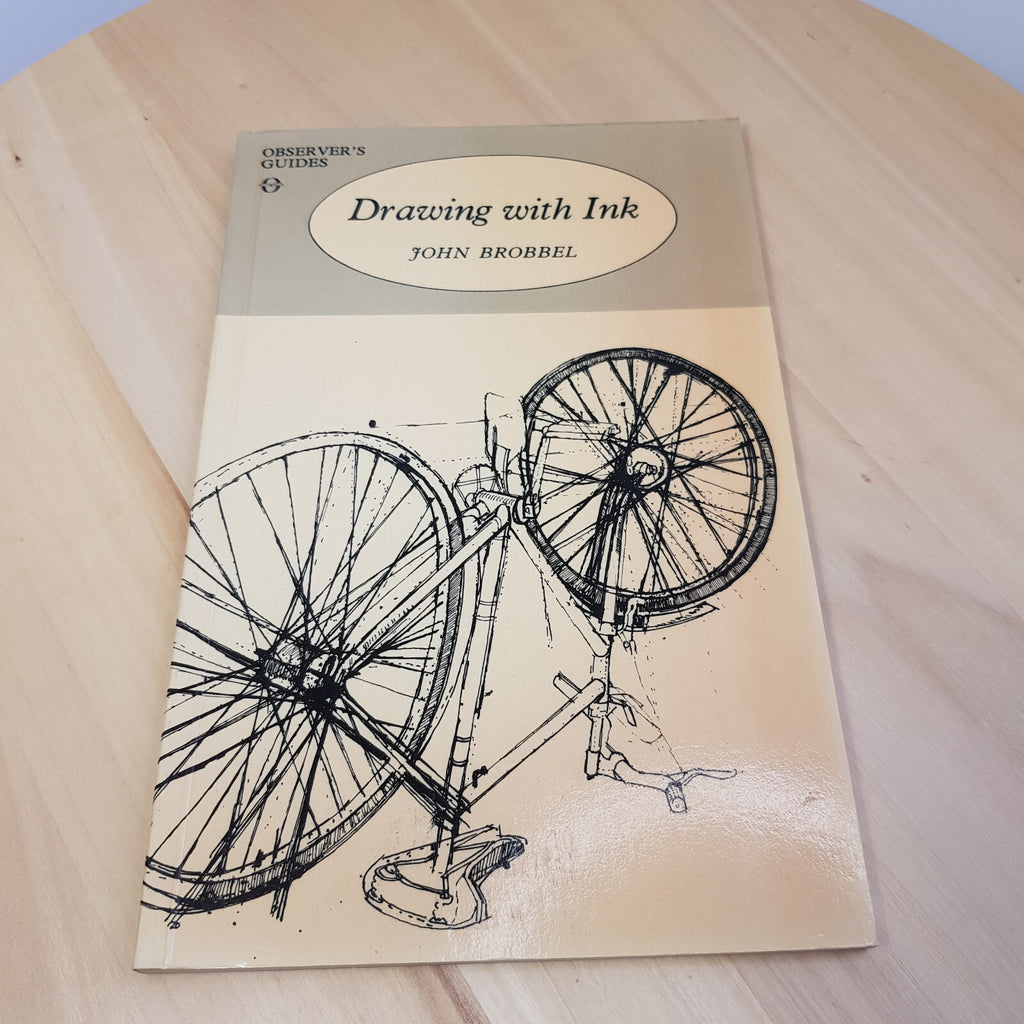 Observer's Guide - Drawing with Ink By John C. Brobbel · 1981 - vintage paper...