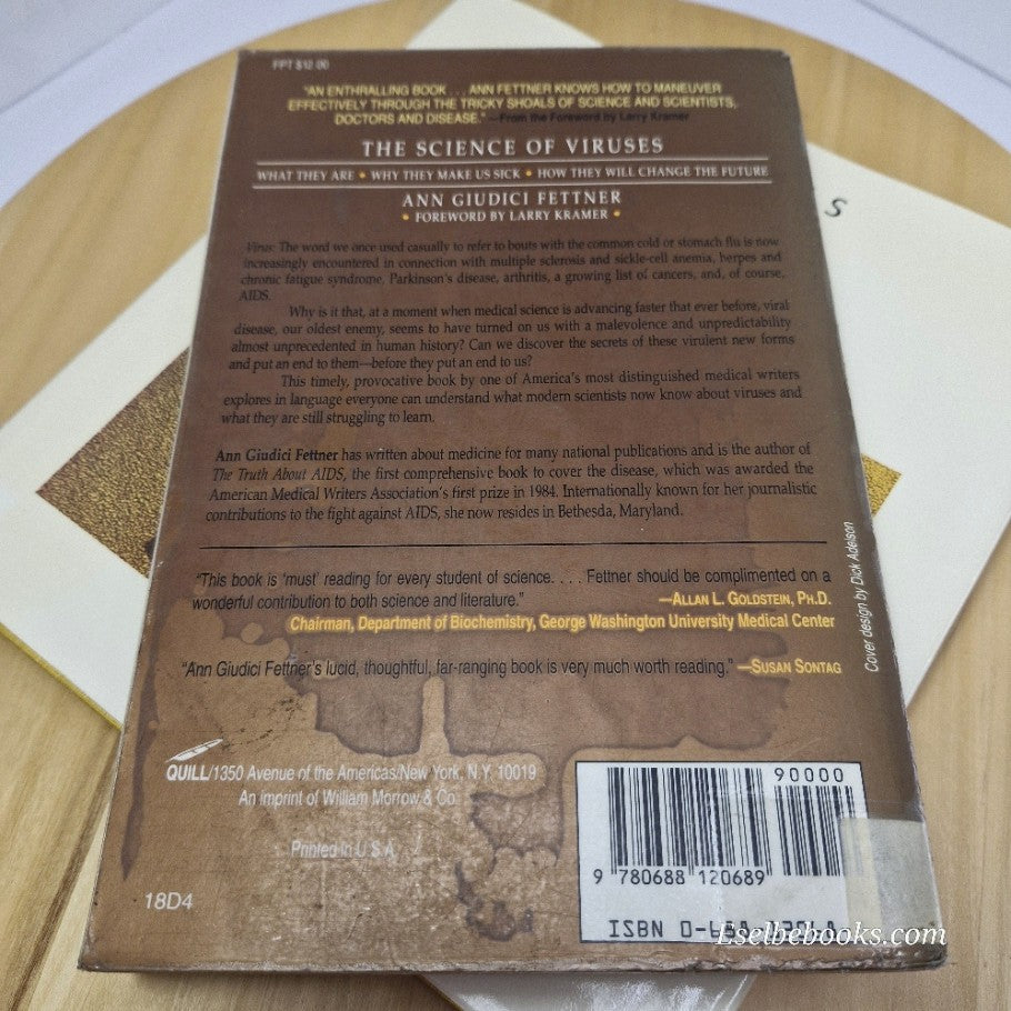 Viruses by Arnold J Levine & The science of viruses by A G Fettner - hb/pb