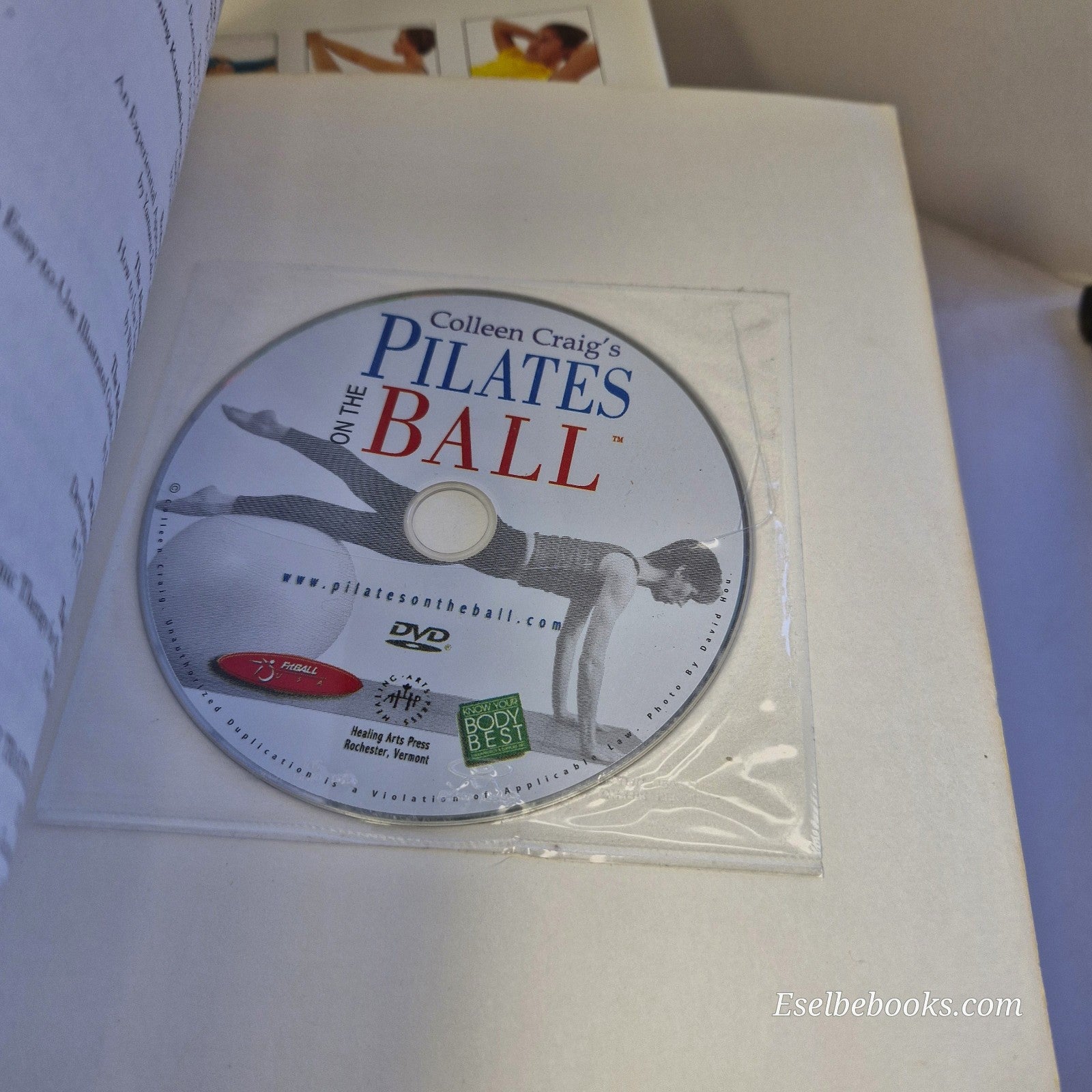 Colleen Craig Pilates on the Ball - includes DVD (untested) - paperback