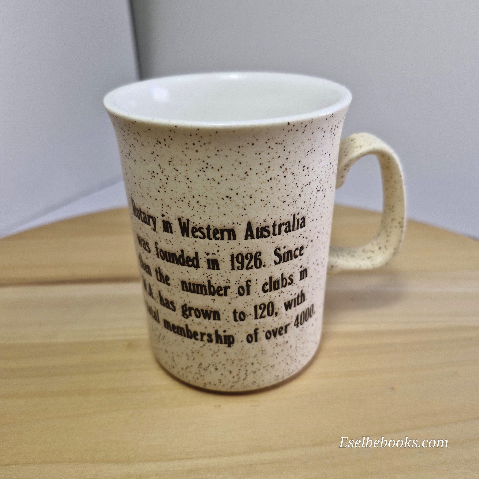 Sandalwood collectible ceramic mug - Rotary Club East Perth Western Australia