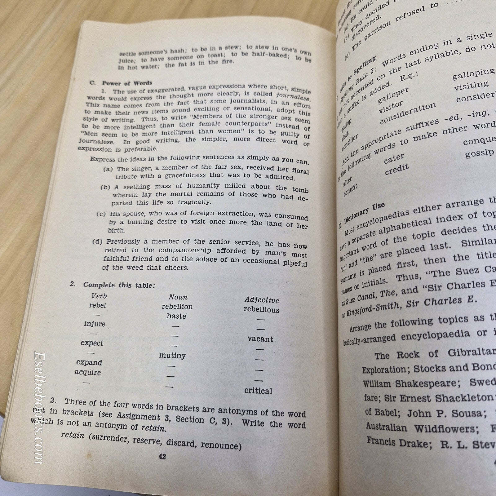 3 x vintage Australian English language textbooks - paperbacks