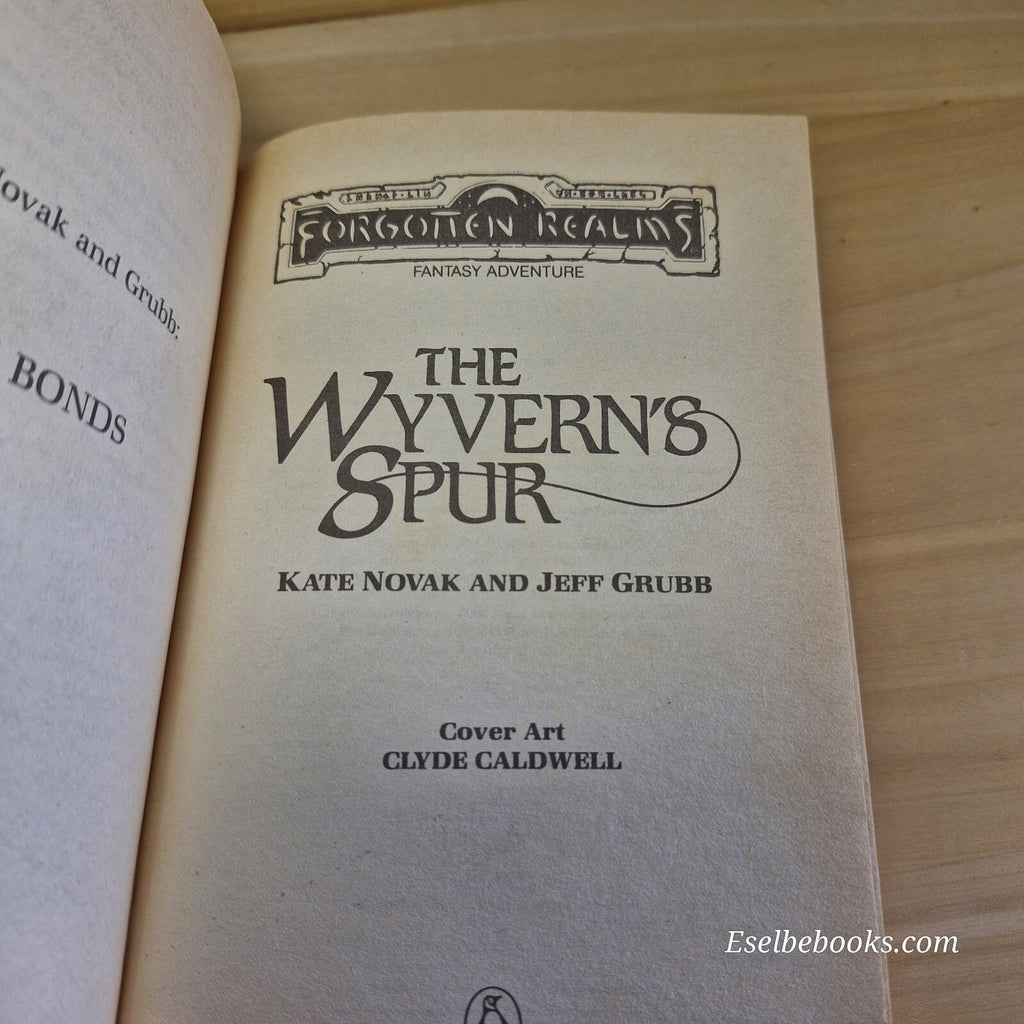 The Wyvern's Spur Finder's Stone Trilogy By Kate Novak - vintage paperback