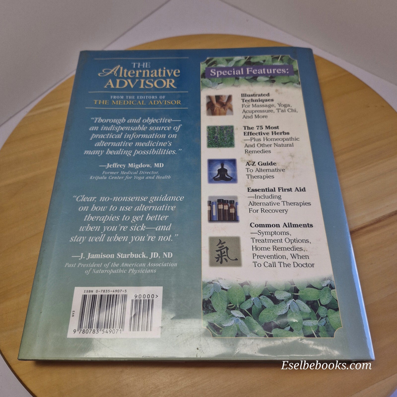 Health: The Alternative Advisor The Complete Guide to Natural Therapies & Alt...