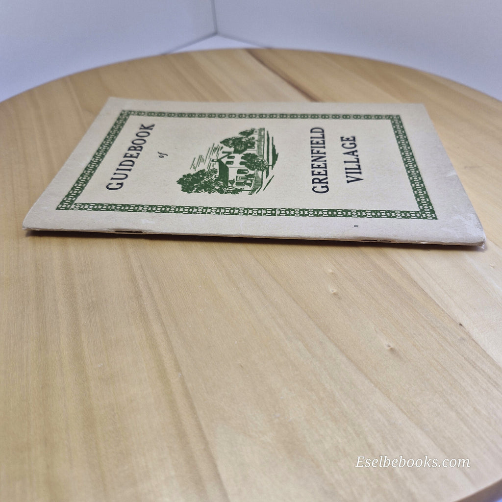 Guidebook of Greenfield Village - vintage paperback