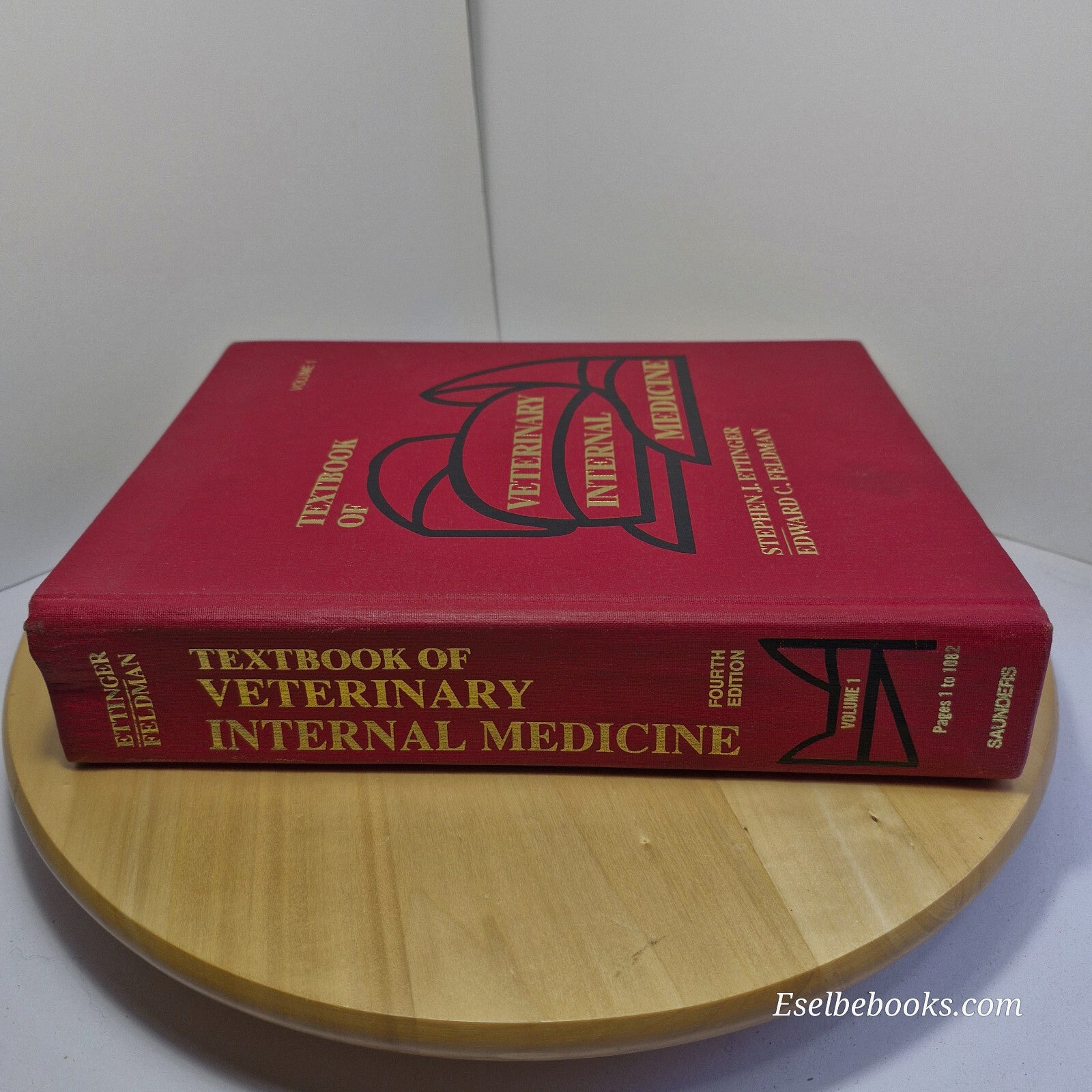Textbook of Veterinary Internal Medicine Volume 1 & 2 Fourth edition by Ettin...