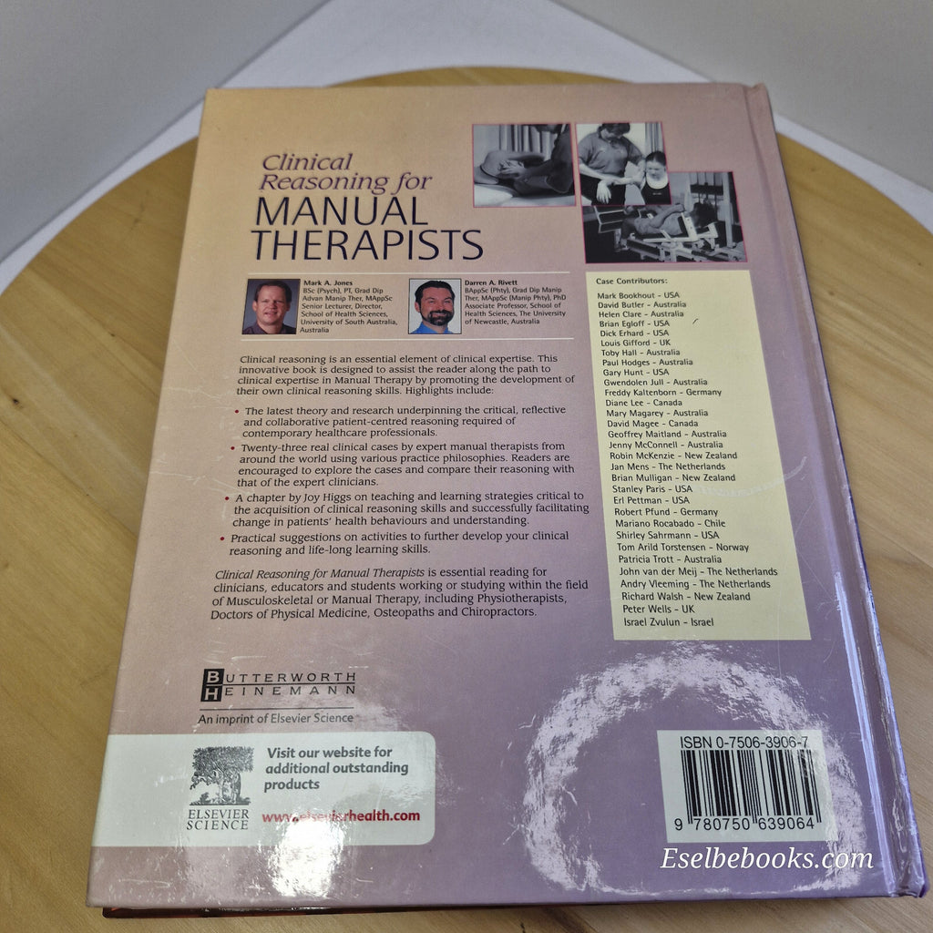 Clinical Reasoning for Manual Therapists 2004 - hardback