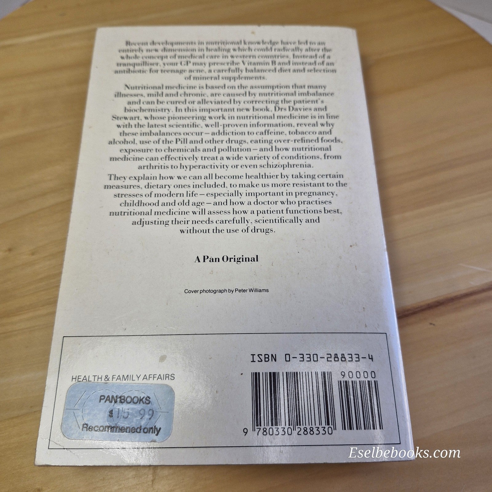 Nutritional Medicine The Drug-free Guide to Better Family Health By  Dr S Davies