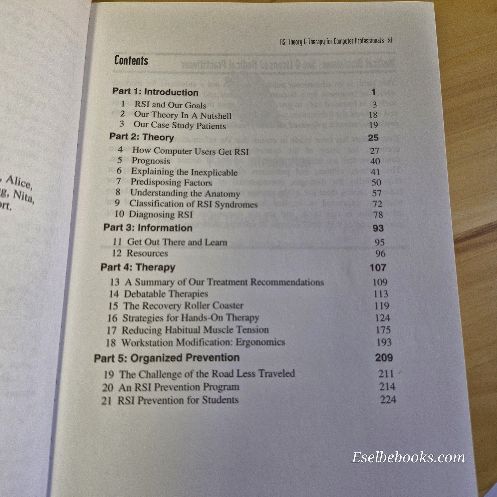 It's Not Carpal Tunnel Syndrome! RSI Theory and Therapy By S Damany, J Bellis