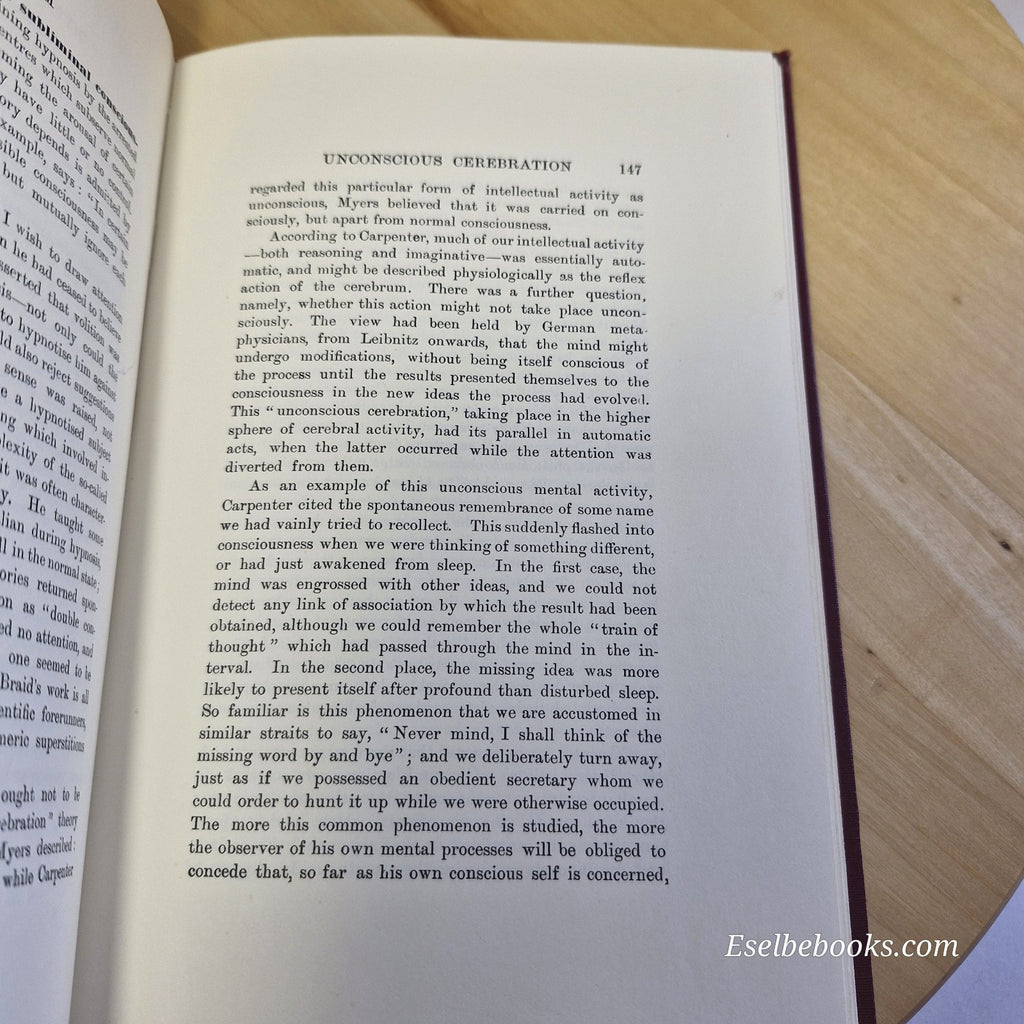 Hypnotism and Treatment by Suggestion By J. Milne Bramwell - 1982 hardback