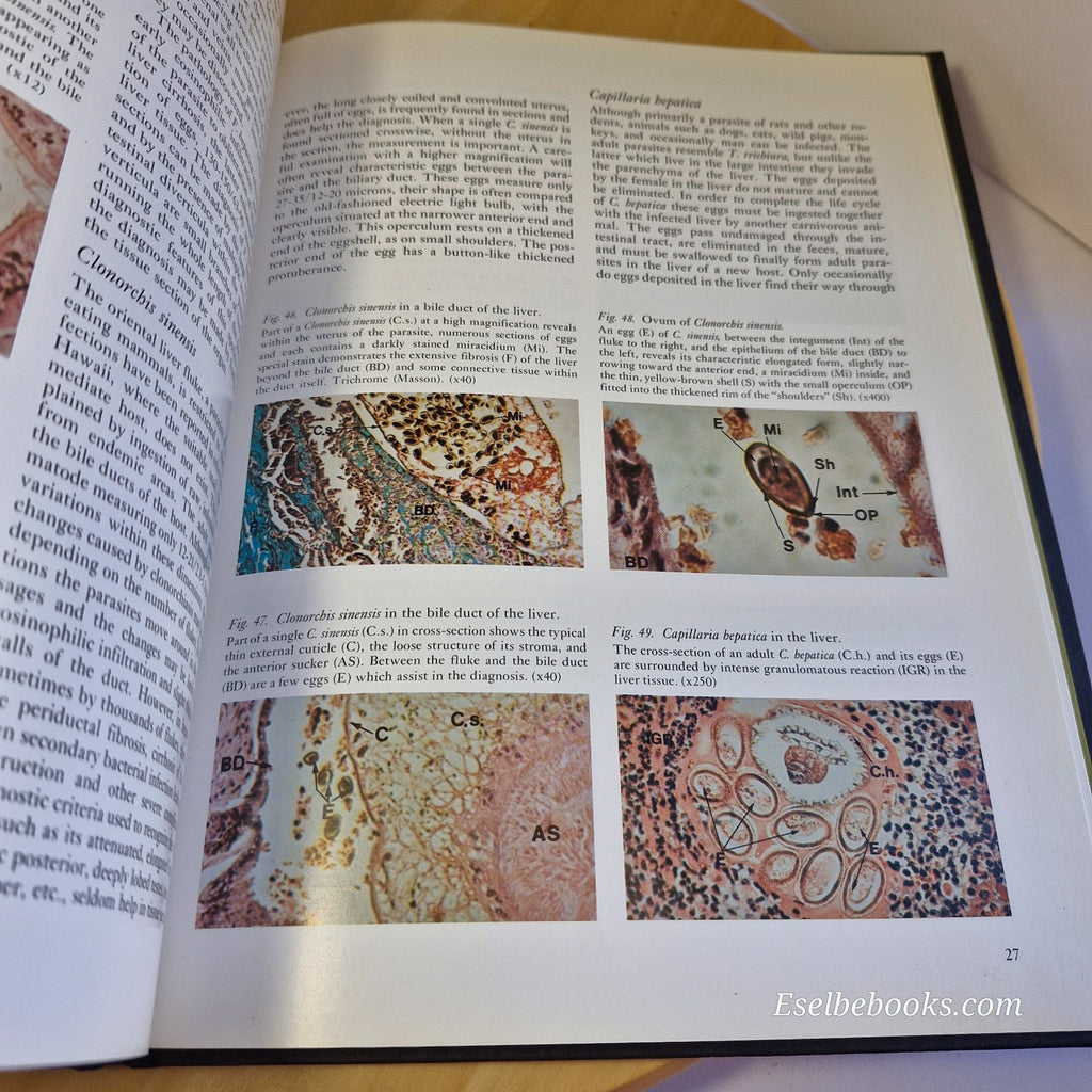 Scope Monograph on Pathoparasitology A Color Atlas by Michael Kenney - hardback