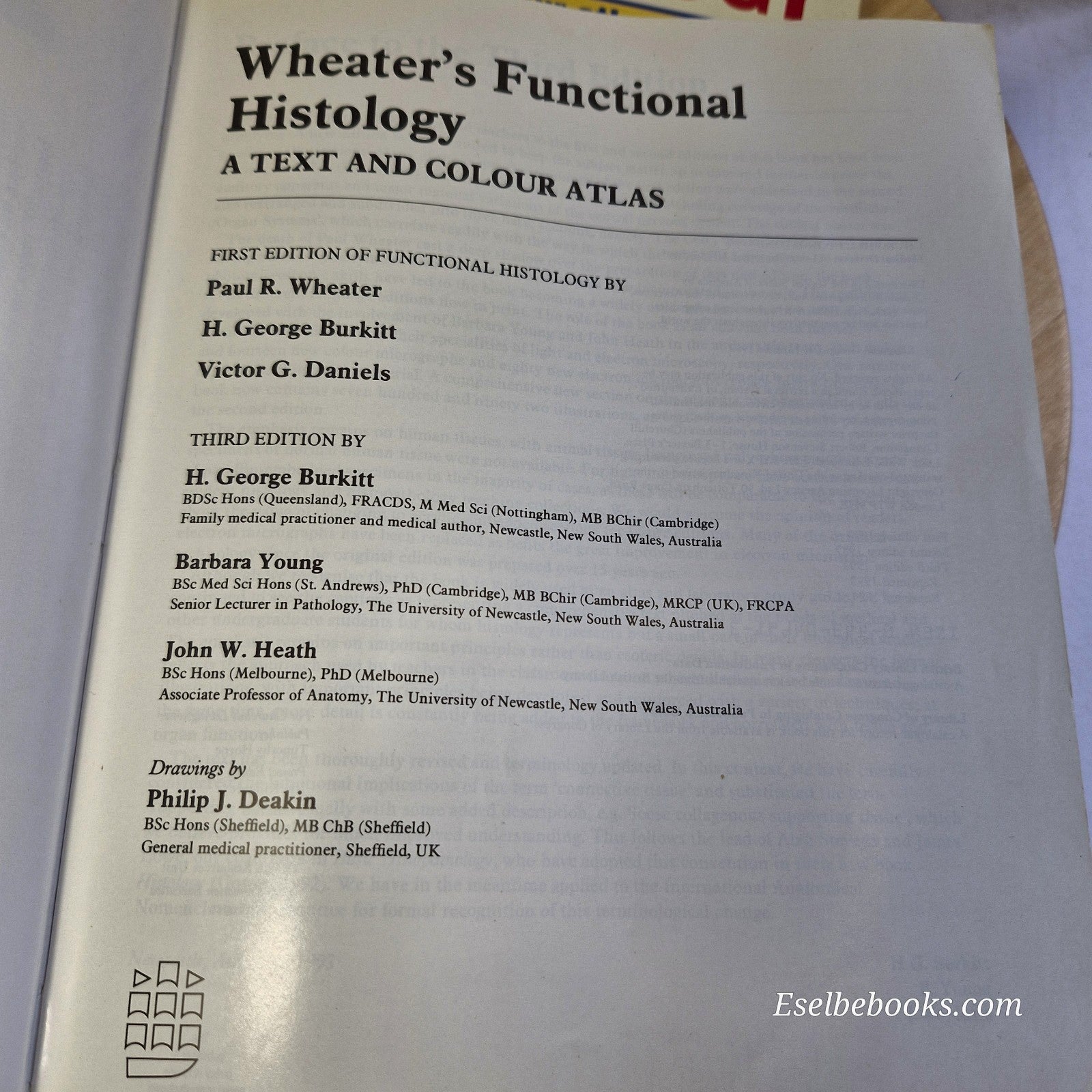 Wheaters Functional Histology & Basic Histology - paperbacks
