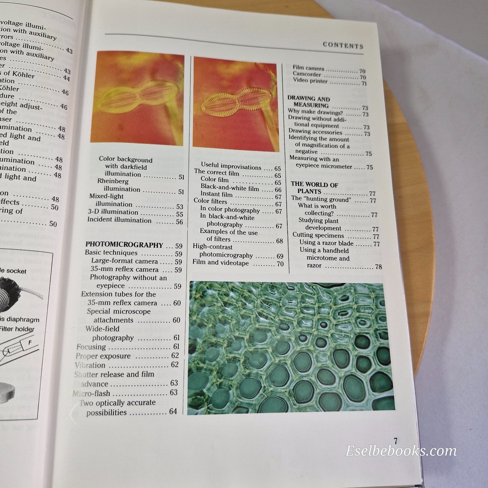 The use of the microscope by Gray & Exploring with the microscope by Nachtigall