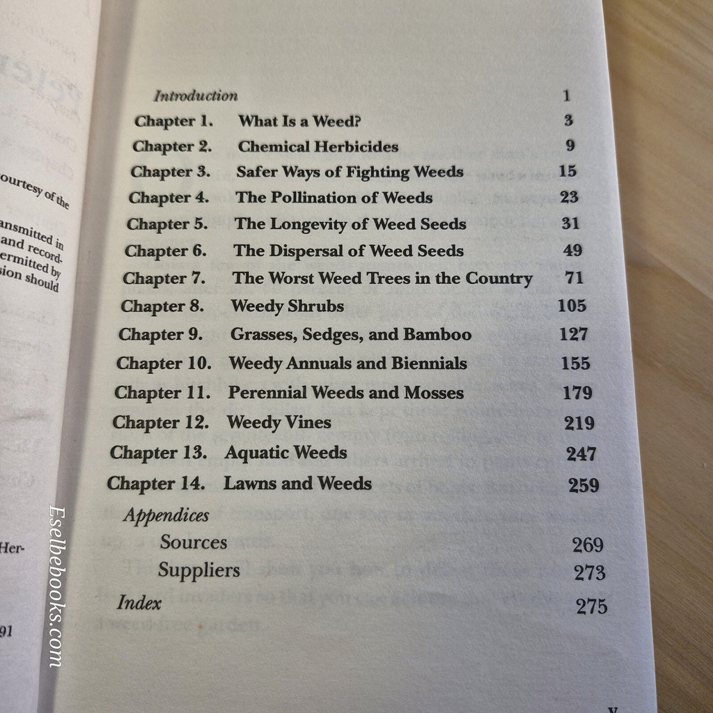 Flora: Solving Weed Problems By H. Peter Loewer · 2001 - hardback