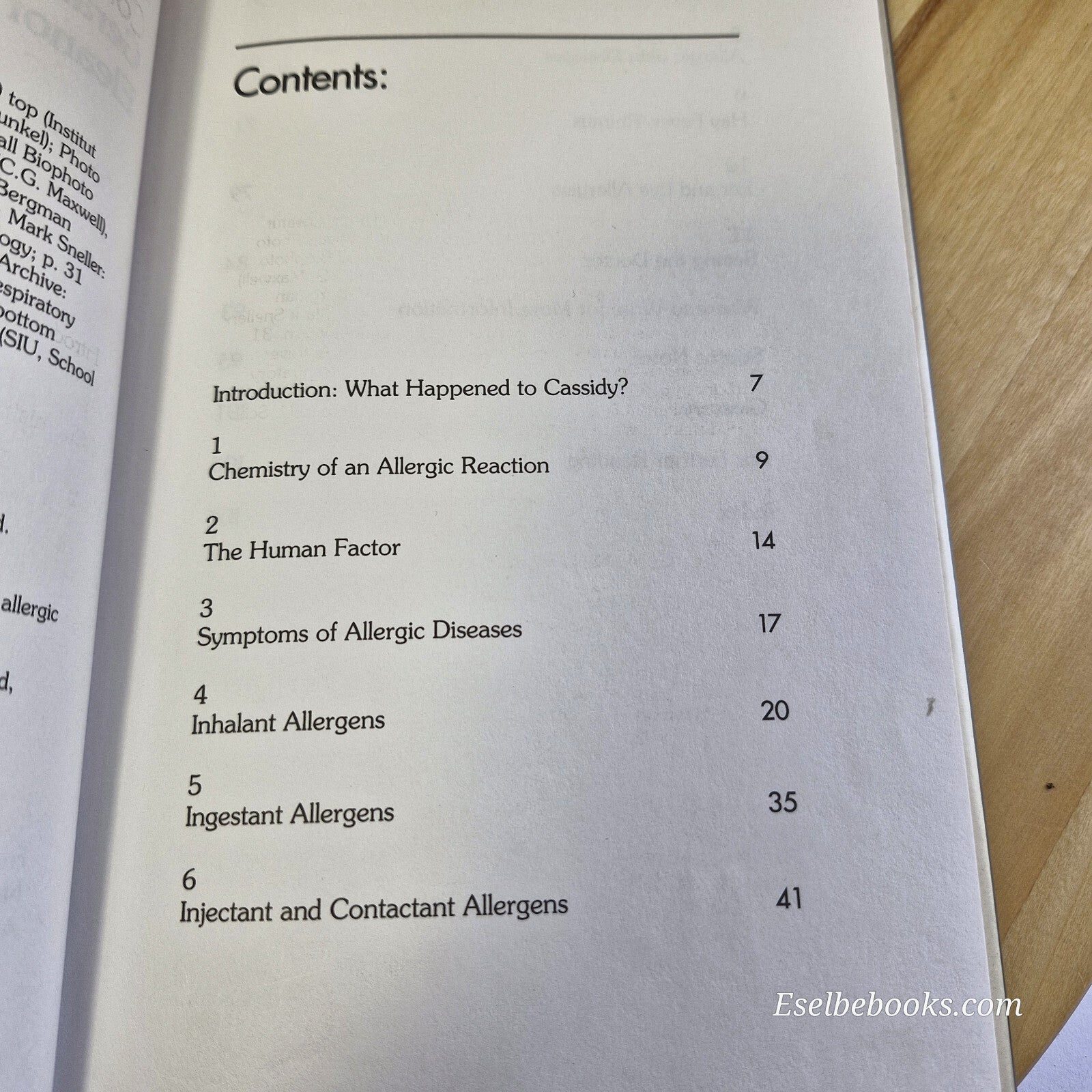 Health: 4 books about allergies and how to identify them - hardback/paperbacks