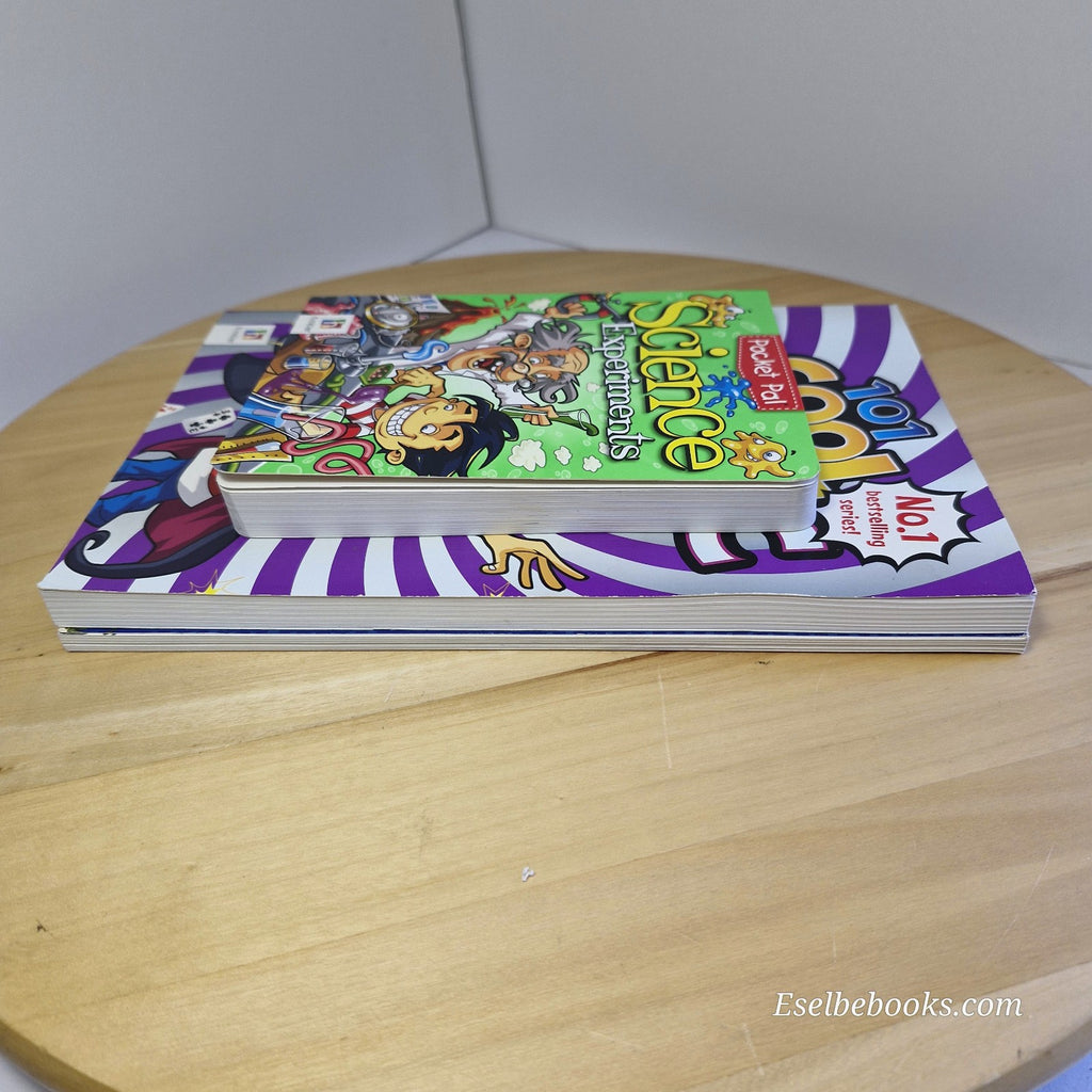 3 x Hinkler Children's books - science experiments/horrors/magic tricks - p'back