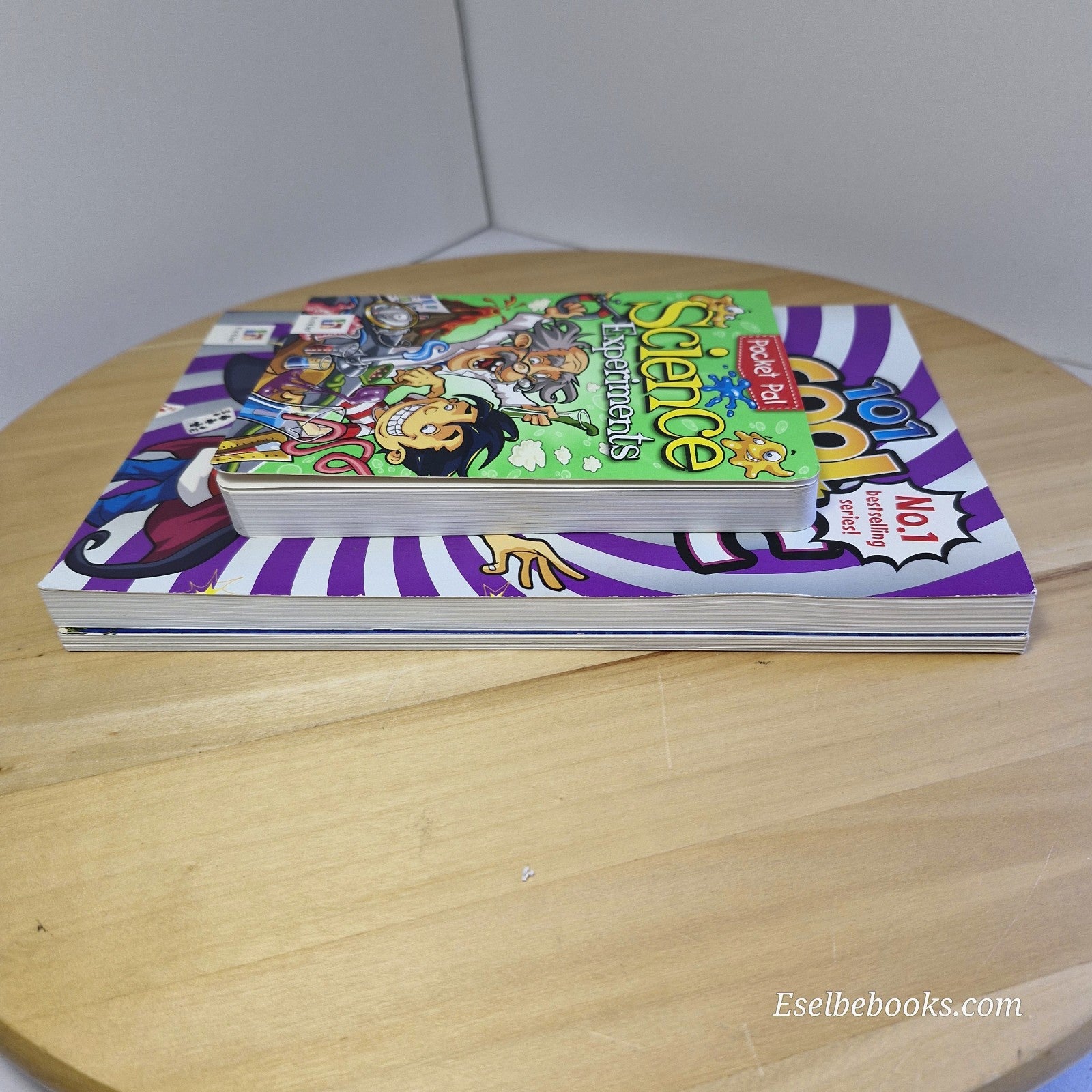 3 x Hinkler Children's books - science experiments/horrors/magic tricks - p'back