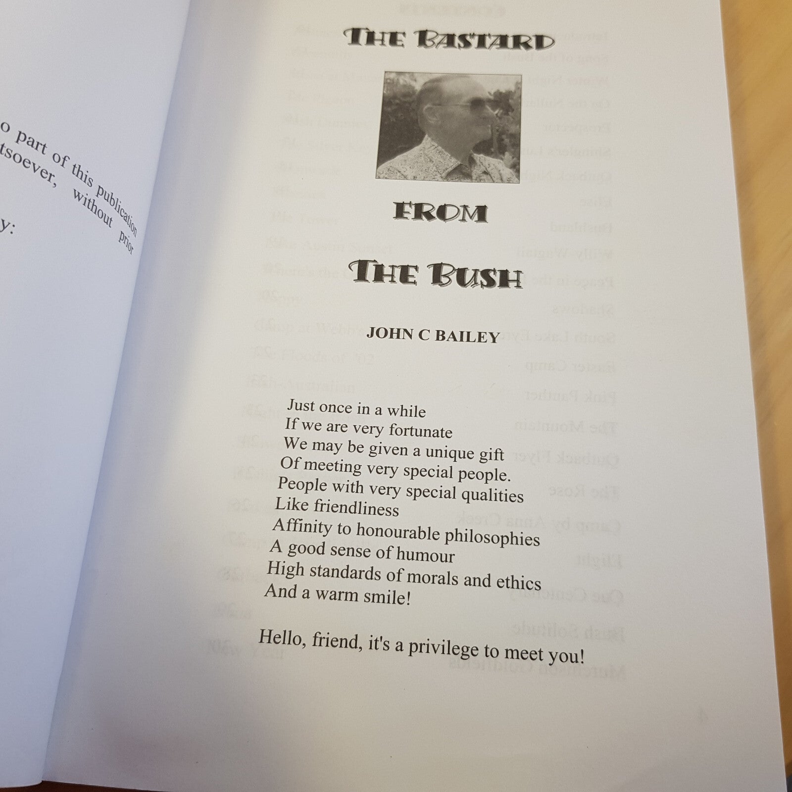 Australian poetry: The bastard from the bush by John C Bailey & Blood on the ...