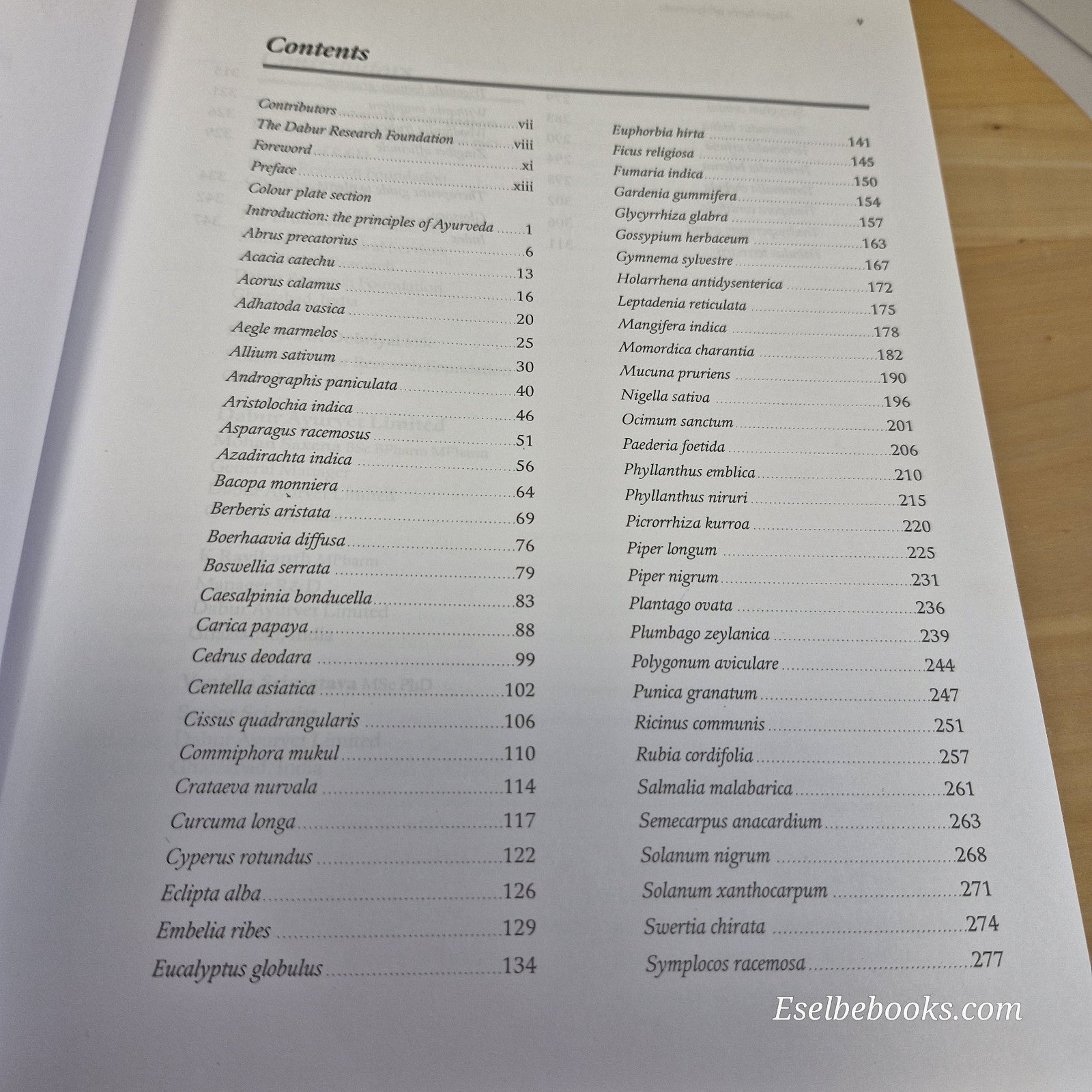 Major Herbs of Ayurveda - Editor: Elizabeth M. Williamson - 2002