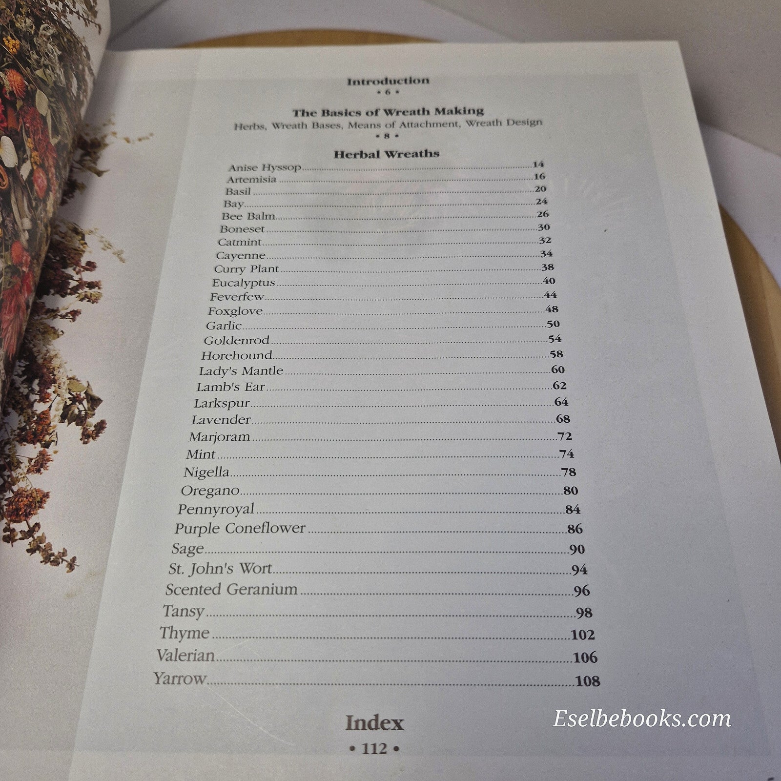 3 books - herbal wreaths/herbal crafts - how to guides - hardbacks