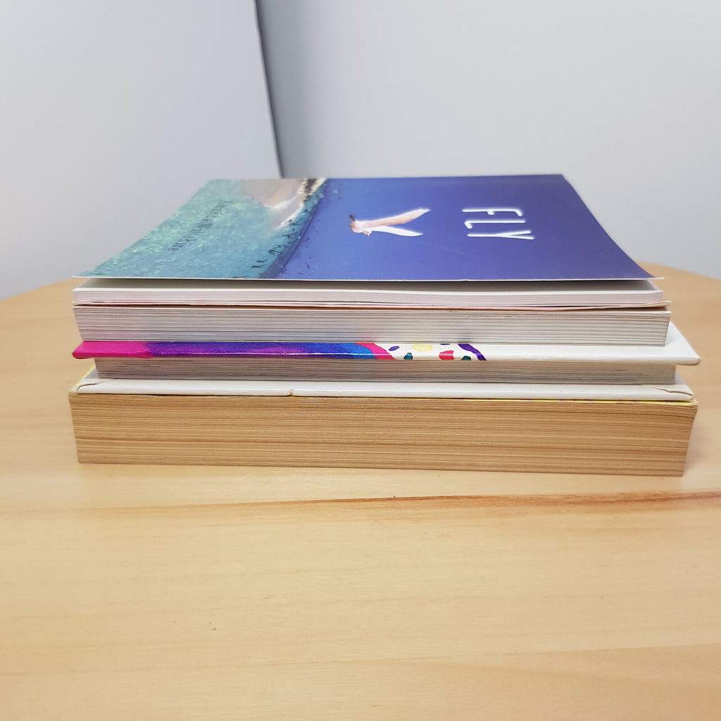 4 x small self help/quotations books - hardback/paperbacks