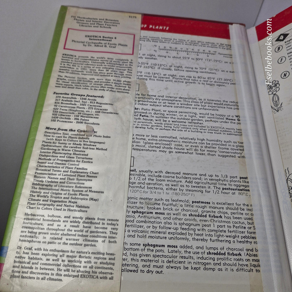 Exotica, Series 4 International Pictorial Cyclopedia of Exotic Plants from Tr...