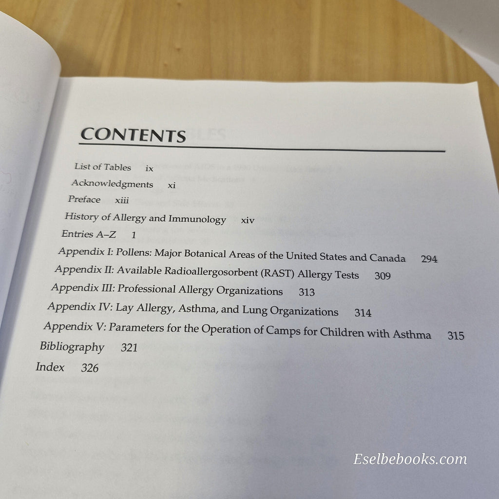Health: 4 x  dealing with allergies books - paperbacks