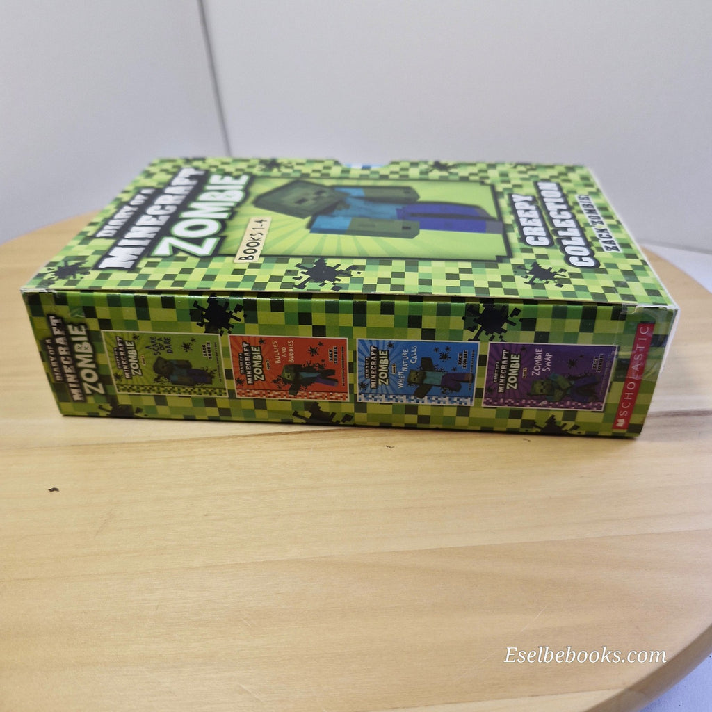 Diary of a Minecraft Zombie Creepy Collection Books 1-4 in slipcase - paperbacks