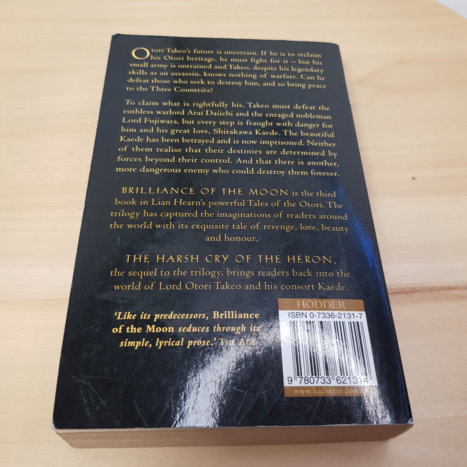 Brilliance of the Moon - book 3 of the Tales of the Otori trilogy By Lian Hea...