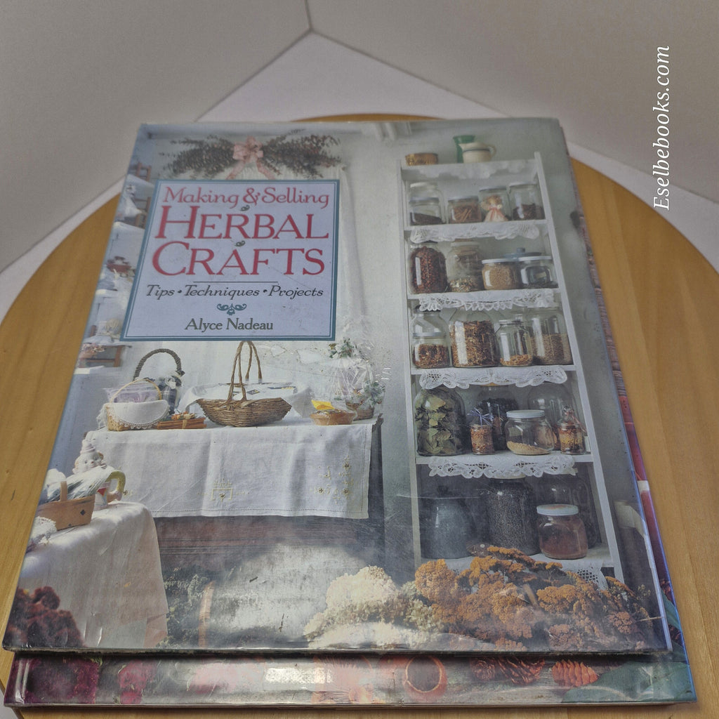 3 books - herbal wreaths/herbal crafts - how to guides - hardbacks