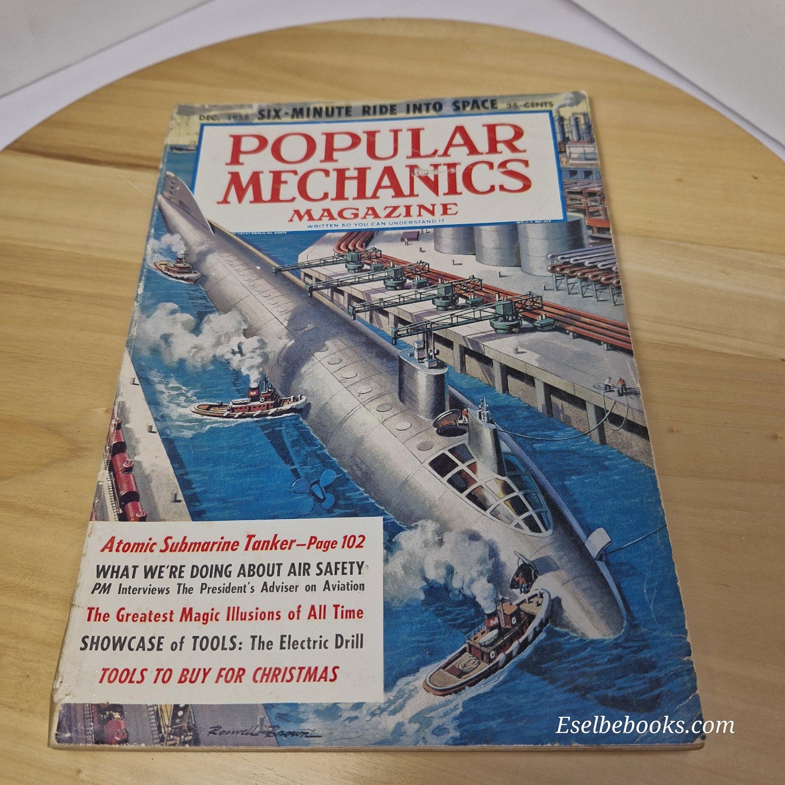 Lot of 8 Vintage Popular Mechanics Magazine 1956 to 1959