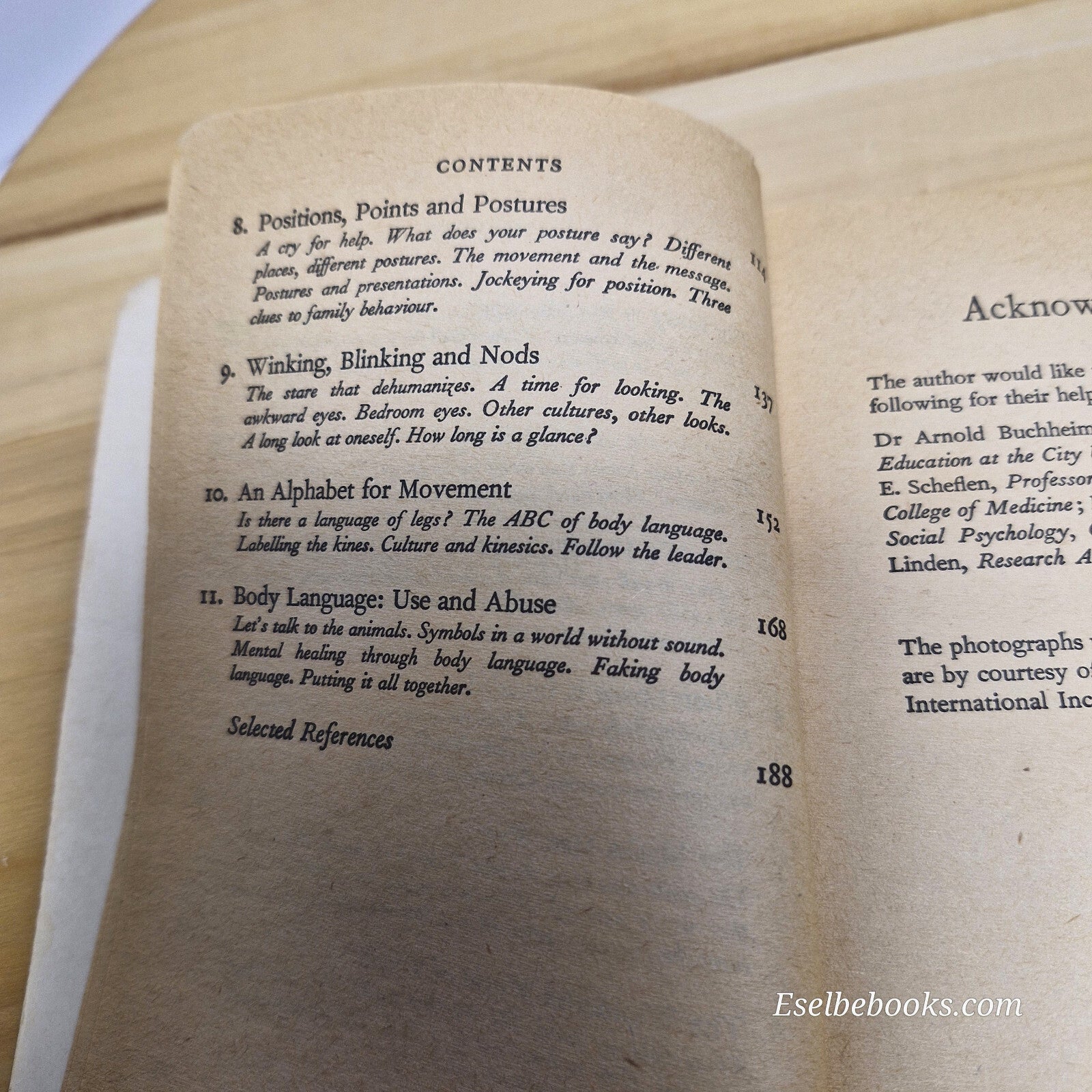 Pan book of Body language by Julius Fast - vintage paperback