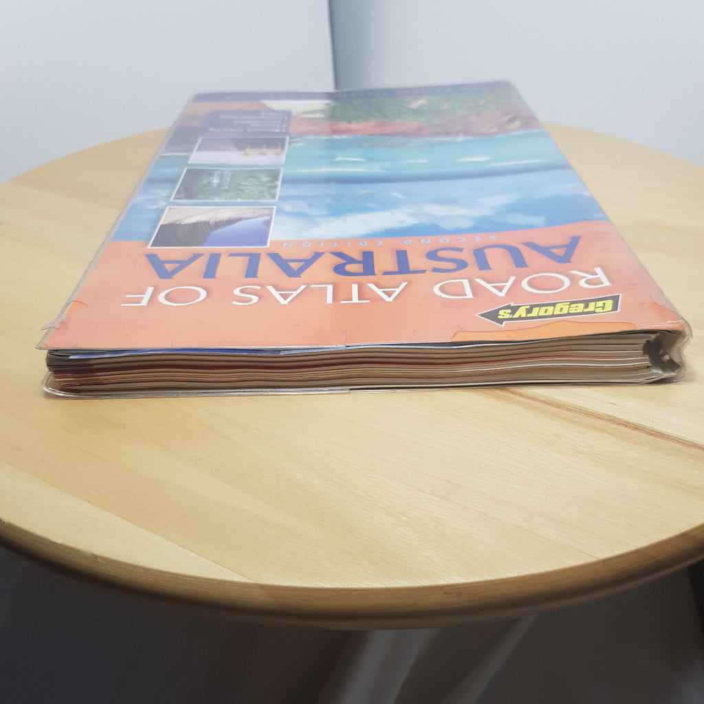 Gregory's Road Atlas Of Australia 2nd Edition 2004 - paperback with plastic c...