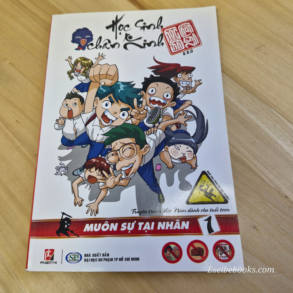 Vietnamese language comic books: Hoc Singh Chan King no. 1 and 4 - paperbacks