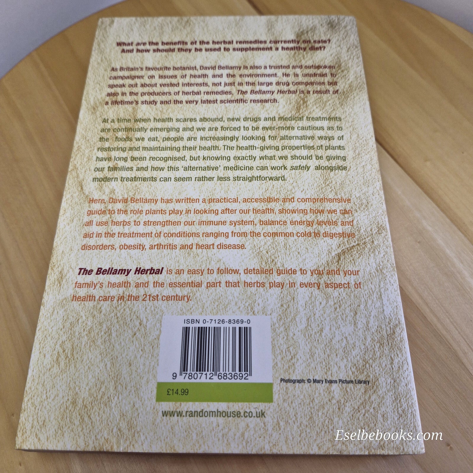 David Bellamy books x 2 - World Medicine (HB) and The Bellamy Herbal (PB)