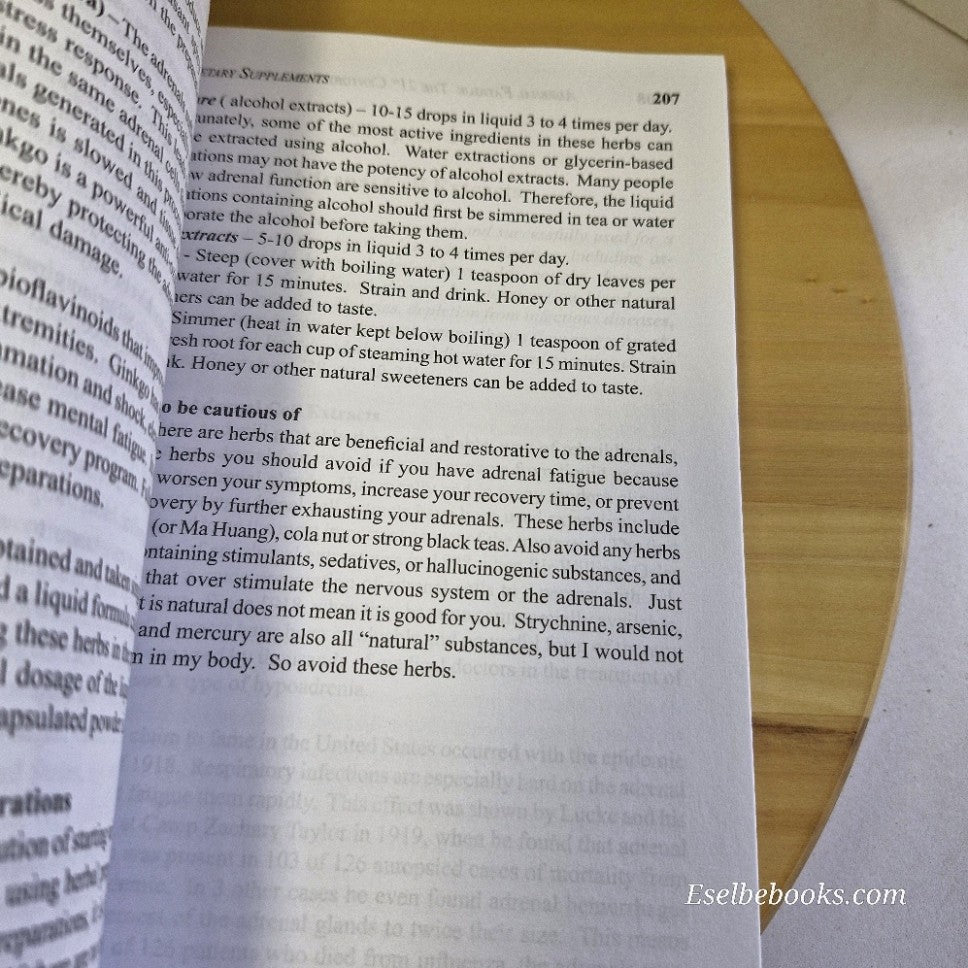 2 adrenal fatigue/syndrome treatment books - paperbacks