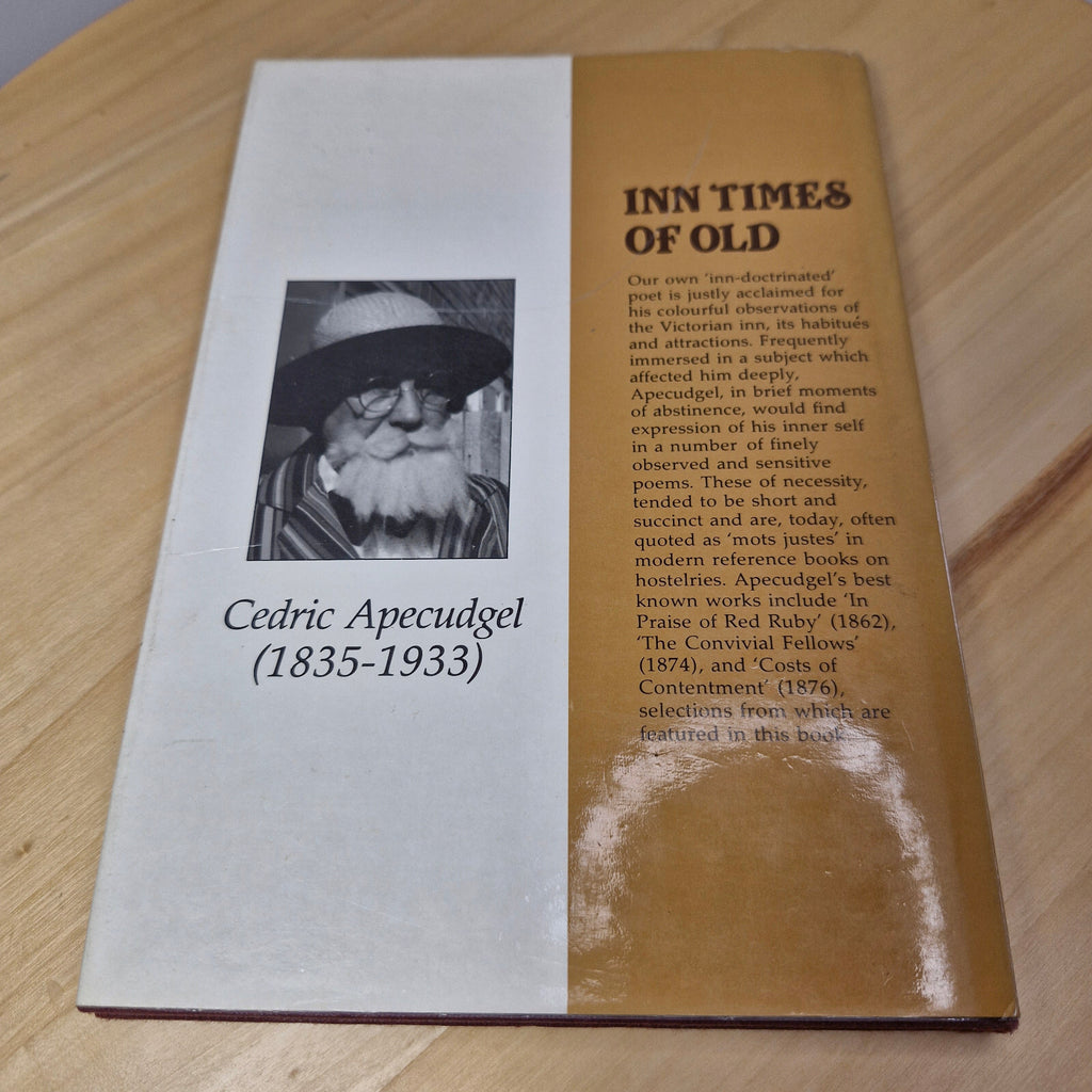 Poetry: Inn Times of Old By Cedric Apecudgel · 1984 - vintage hardback with d...