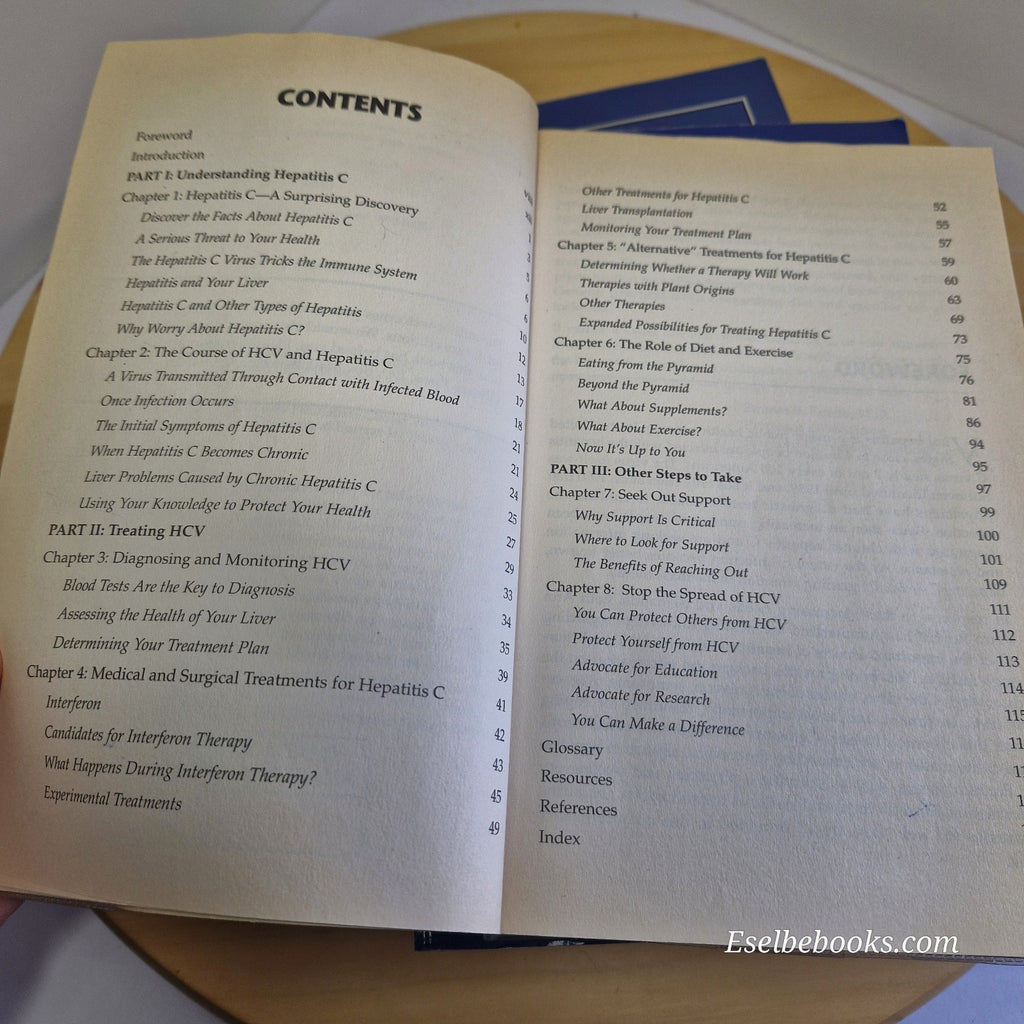 5 books about Hepatitis C - handbook/sourcebook and healing naturally - paperbac