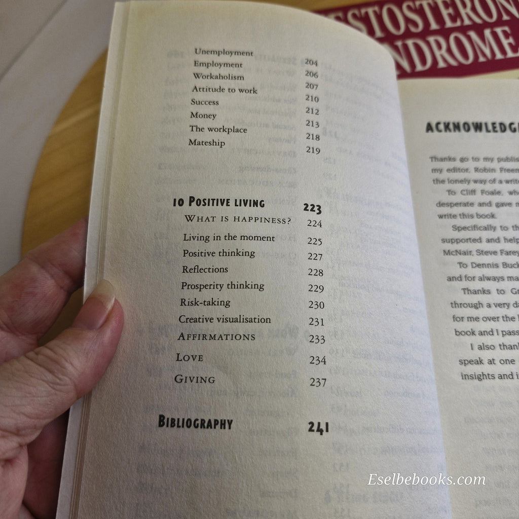 Men & stress (Saunders) and The testosterone syndrome (Shippen & Fryer) - pb