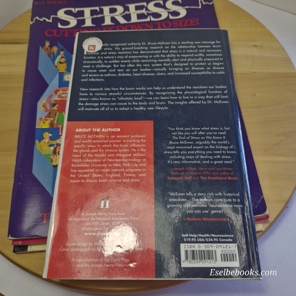 4 x books on understanding stress /breakdown and how to deal with it