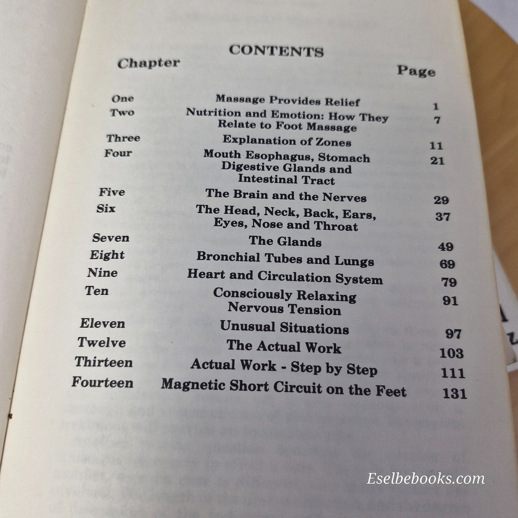 5 guide books about foot reflexology - hardback/paperbacks