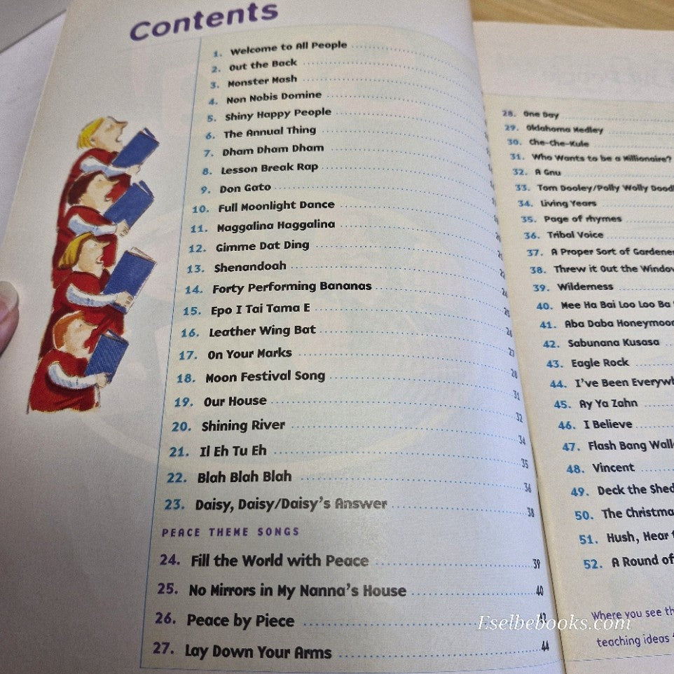 THE SING BOOK 2000 Let's Have Music ABC Sheet Song Book Primary School NO CD