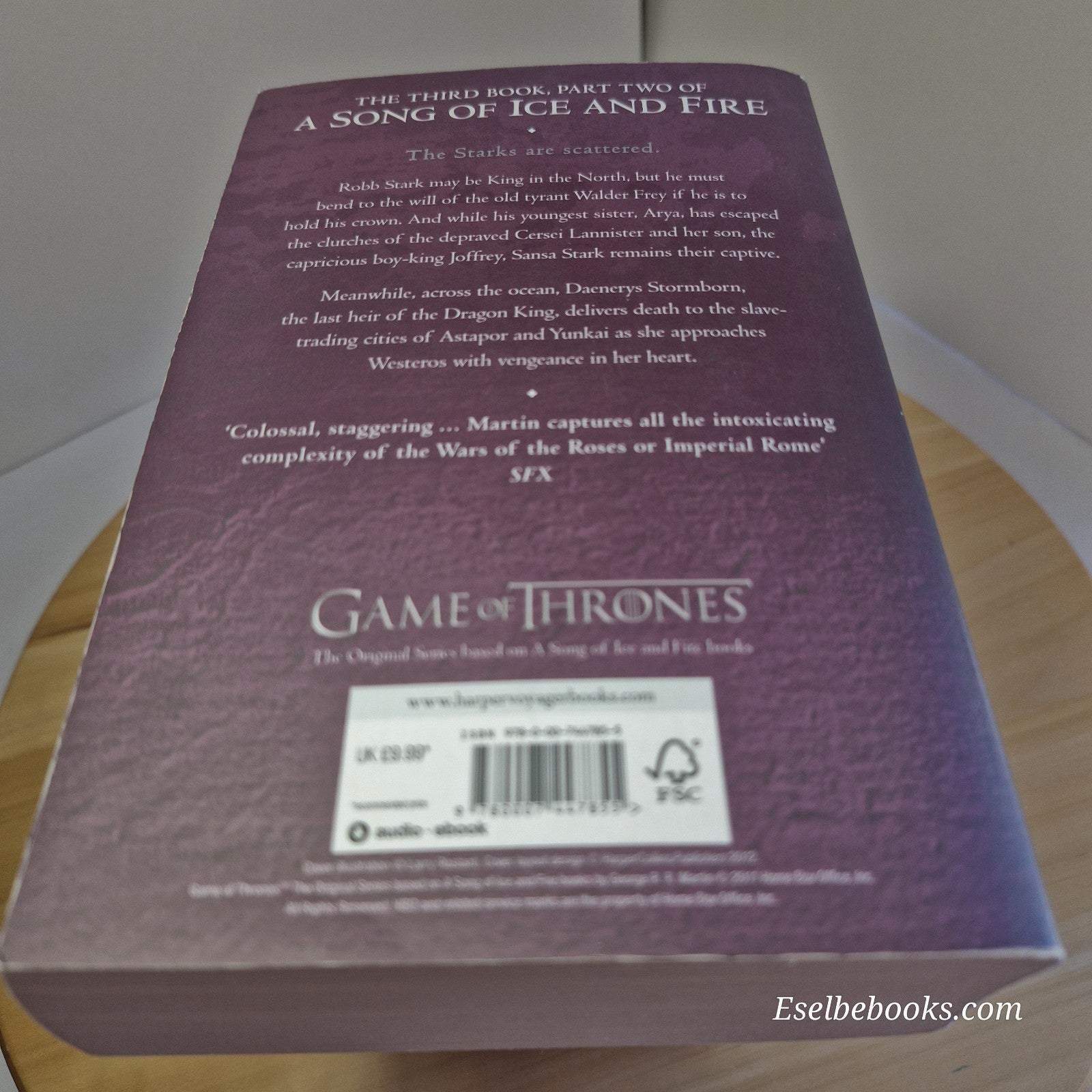 A Game of Thrones: Books  3 4 5  by George R R  Martin - paperbacks