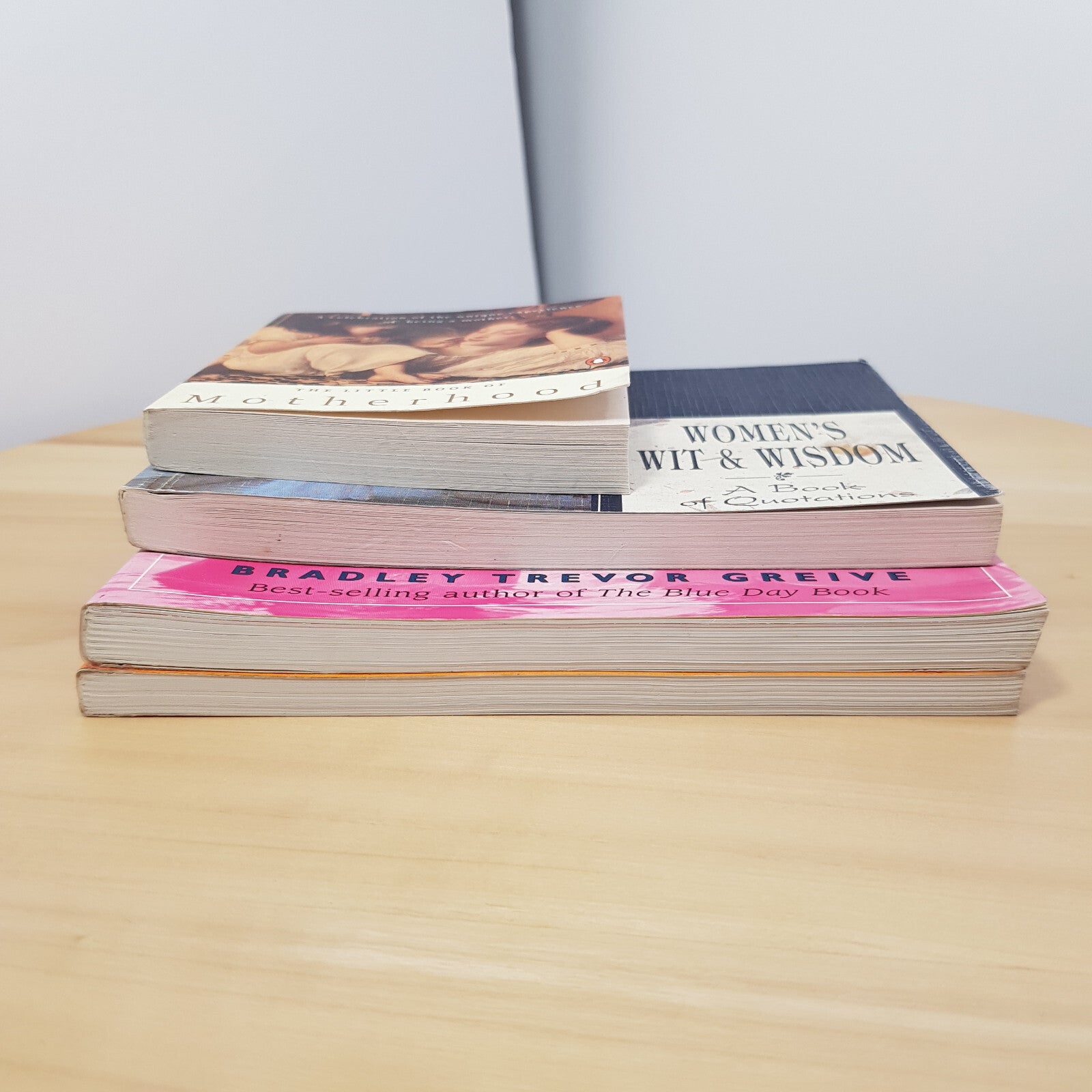 4 x small self help/quotations books - paperbacks