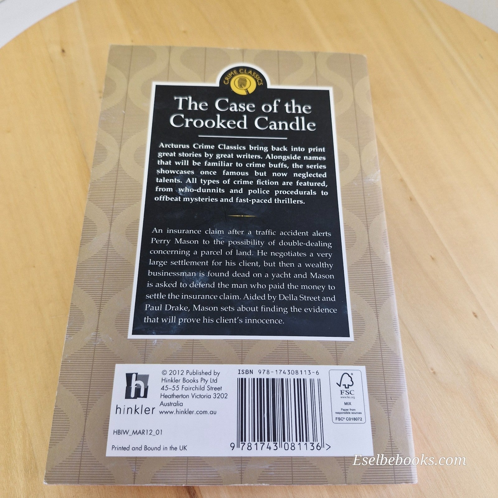 The Case of the Crooked Candle by Erle Stanley Gardner (Paperback, 2012)