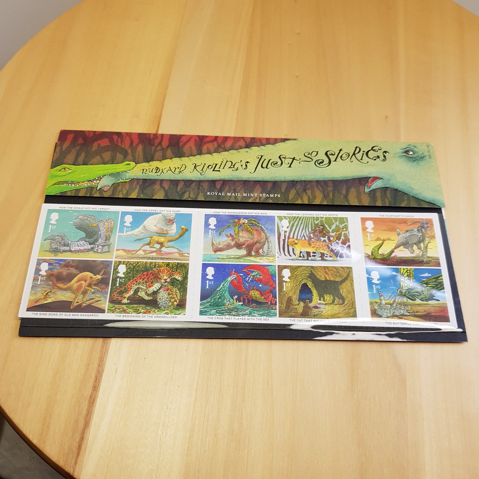 UK GB Royal Mail 2002 Rudyard Kipling's Just So Stories set 10 stamps - new