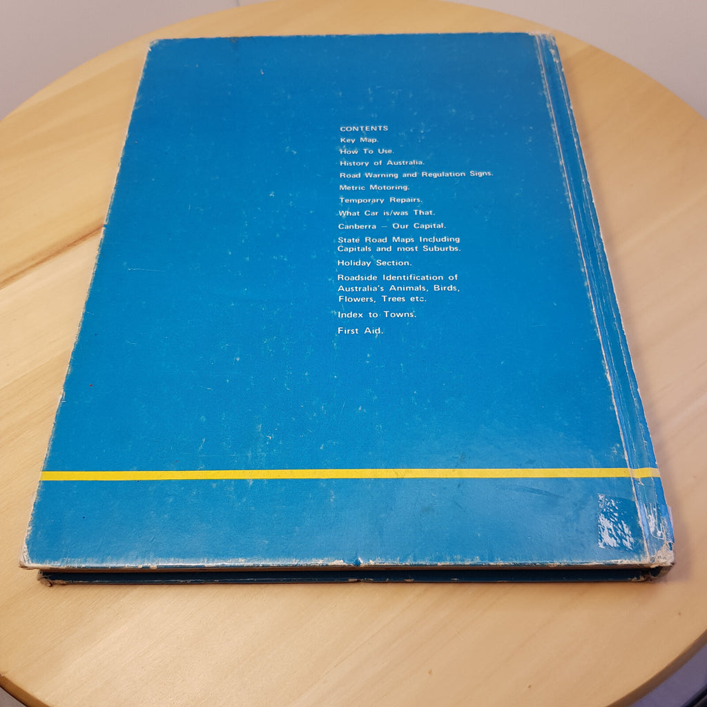 BFP Road Atlas Australia 1975 - vintage hardback
