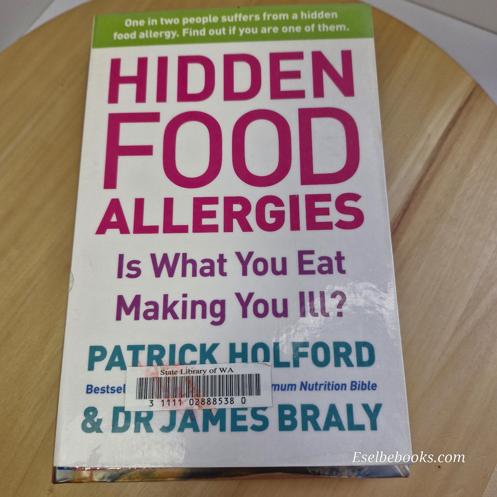 Health: 4 books about allergies and how to identify them - hardback/paperbacks