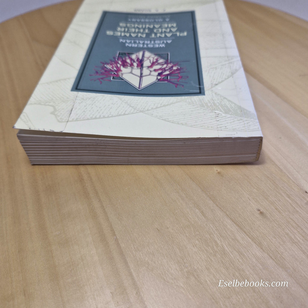 Western Australian Plant Names and Their Meanings A Glossary By F. A. Sharr ·...