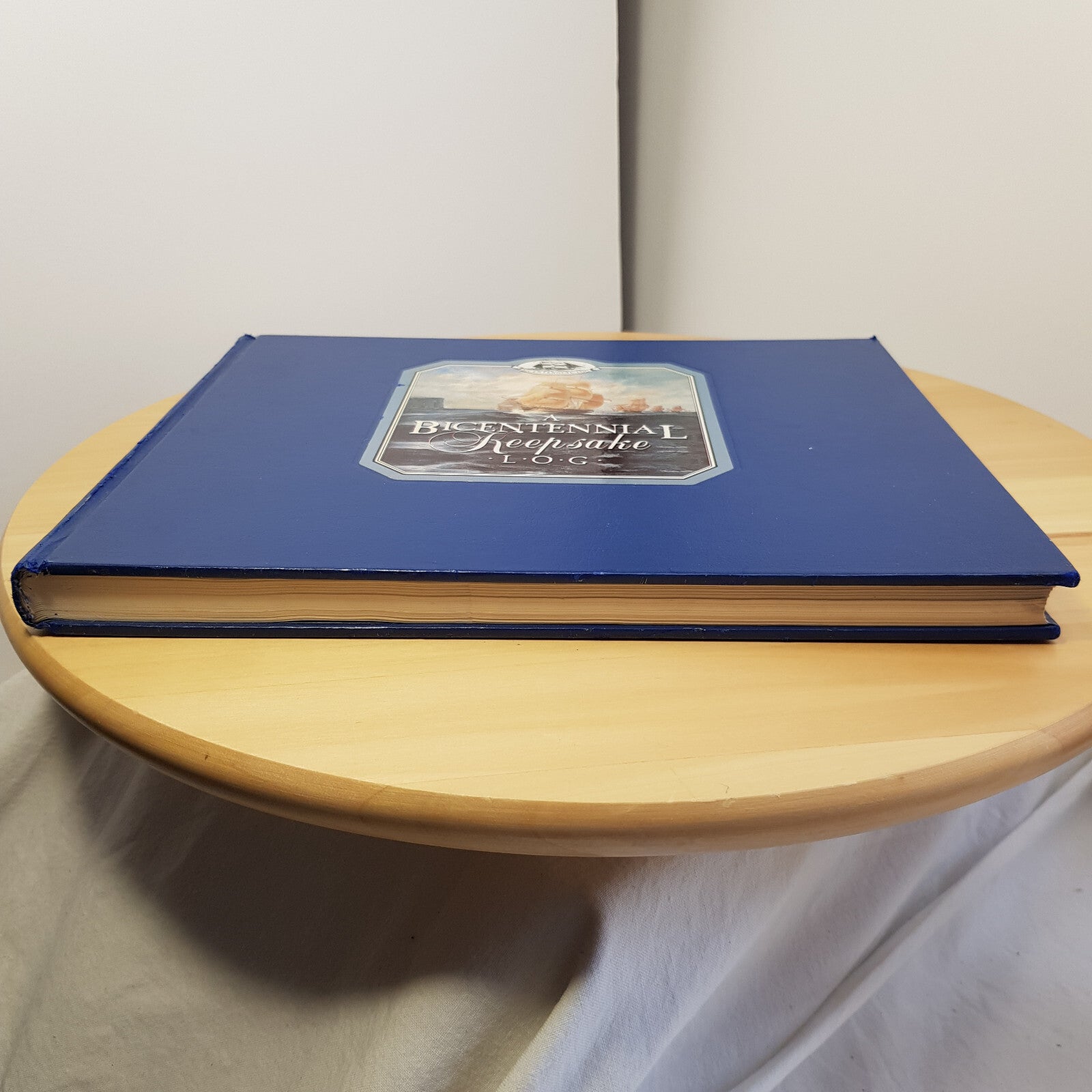 A bicentennial keepsake log - vintage hardback - unused